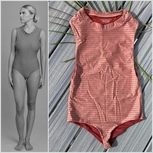 ACACIA - Cloud 9 Full Piece Swimsuit in Lipstick Mesh - S